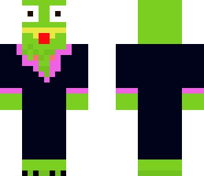 suit frog ripped shirt