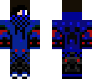 dj with blue creeper hoodie