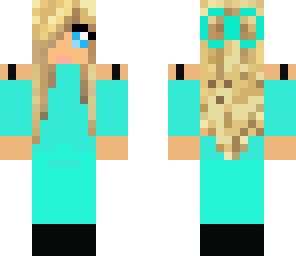 blue girl