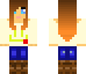 dark to light haired girl