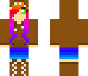 rainbow domo girl
