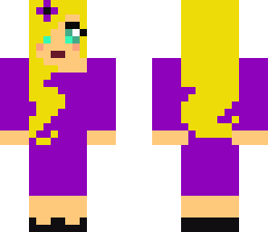 blonde purple girl