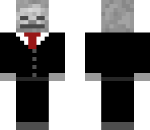 skeleton in suit