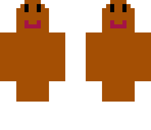 brown hovering fluffy domo