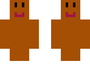 remade brown hovering fluffy double headed domo