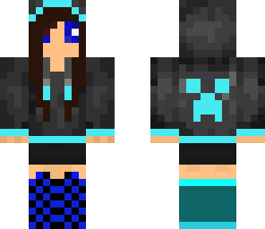 creeper hoodie girl