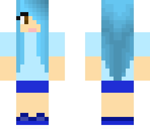 blue girl