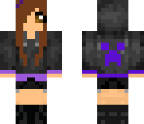 creeper hoodie girl