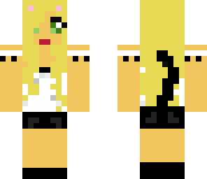 blond haired kitty girl