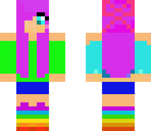 rainbow girl