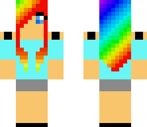 rainbow girl