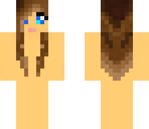 brown hair girl base
