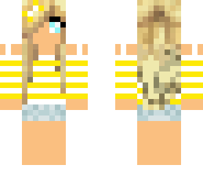 summer blonde girl