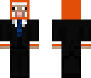 orange sheep in suite