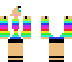 rainbow girl