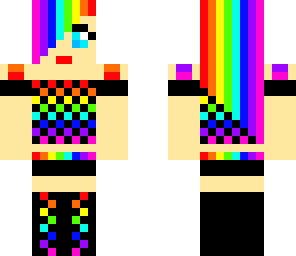all out rainbow girl