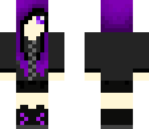 gothic purple girl