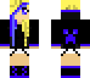 cute blue girl