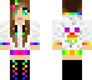 rainbow creeper girl