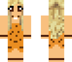 leopard skin cave girl