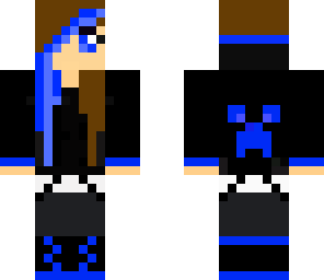 girl with creeper hoodie