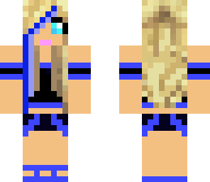 blue girl