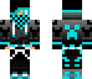 blue creeper hoodie