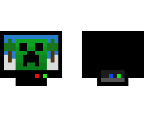 creeper in a snow biome tv