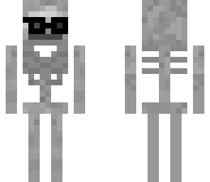 black face skeleton