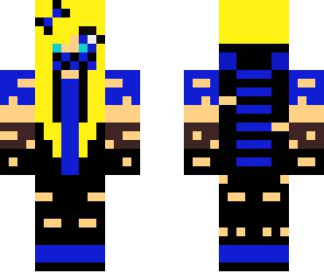 blue assassin girl