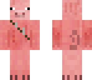 pig man with head phones