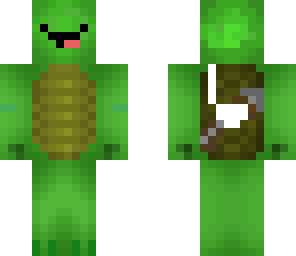 turtle with small spear