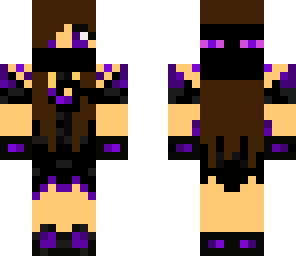 ender girl with headphones