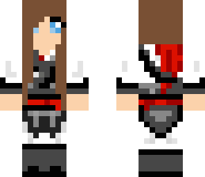 brown haired assassin girl