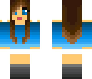 blue girl