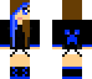 blue creeper girl