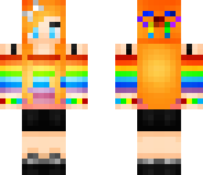 rainbow girl
