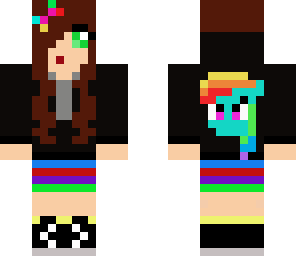 rainbow dash girl edit