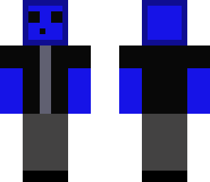 blue slimy teenager
