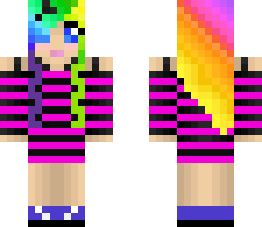 rainbow girl