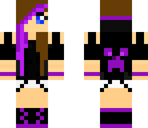 fixed purple creeper girl