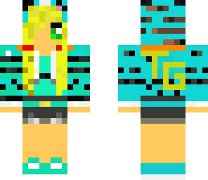 blonde tiger girl