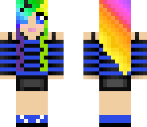 edited rainbow girl
