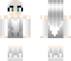 snow girl without hat