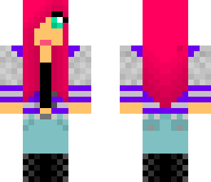 pink hair awesome jacket