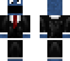 cookie monster in suit