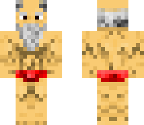 old man in speedo
