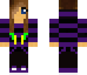 purple girl with highlights