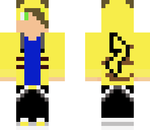 me in pikachu hoodie hair remaked
