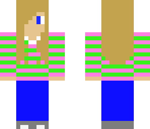 fixed teen girl with striped shirt